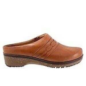 SoftWalk Women's Amber 3.0 Mule Luggage Tan/Brown size 11 Chunky Y2K